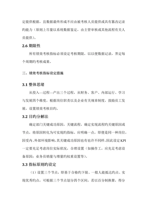 绩效考核指标设定方案.docx