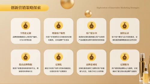 橙色商务美妆护肤行业营销策划PPT模板