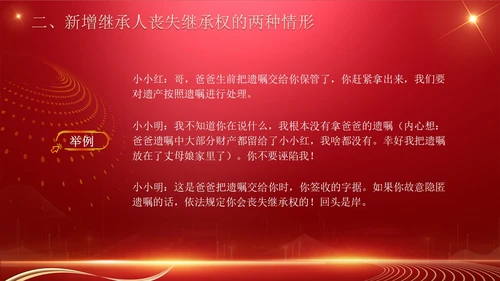 民法典继承编解读科技红色法律
