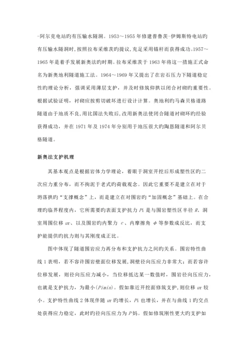 隧道施工工艺新奥法.docx