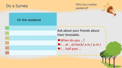 Unit 1 My day Part Part B Let's learn课件（33张PPT)