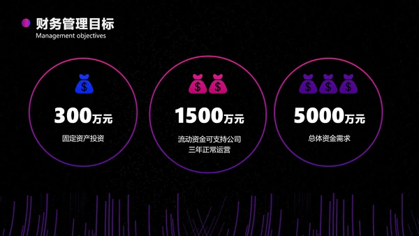 色紫炫酷科技风行业商业计划书
