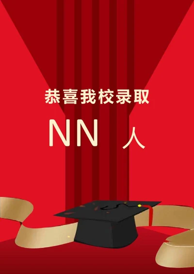 学校录取高考战报word模板