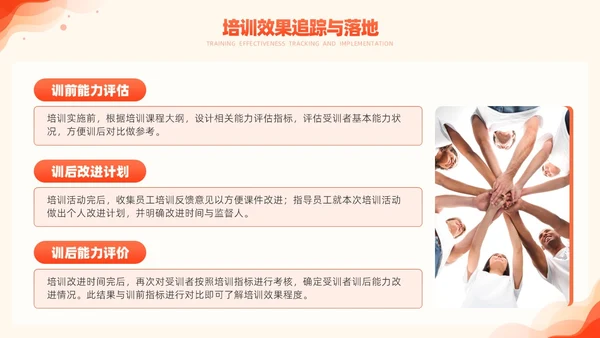 橙色简约风商务年度培训计划总结方案PPT