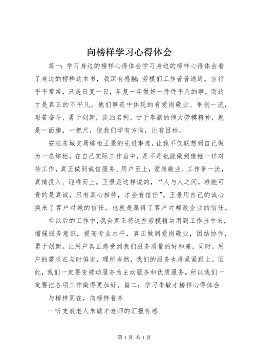 向榜样学习心得体会.docx