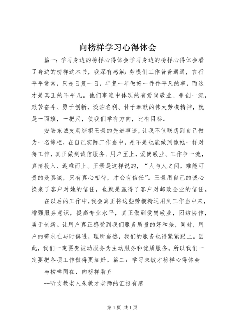 向榜样学习心得体会.docx