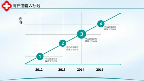 清新简约医院医疗单位ppt动态模板