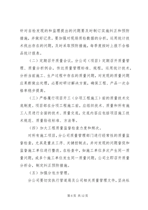 年度质量工作计划 (6).docx