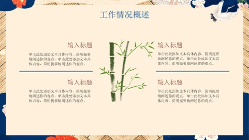 国潮国风新中式房地产年终工作总结PPT模板