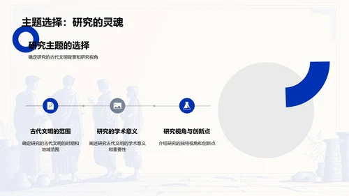 古文明研究答辩报告PPT模板