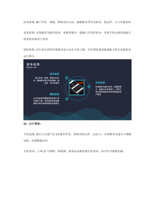 区块链应用优质项目商业专项计划书范文.docx