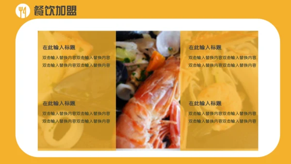 餐饮招商简介通用PPT模板