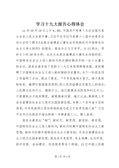 学习十九大报告心得体会 (3).docx