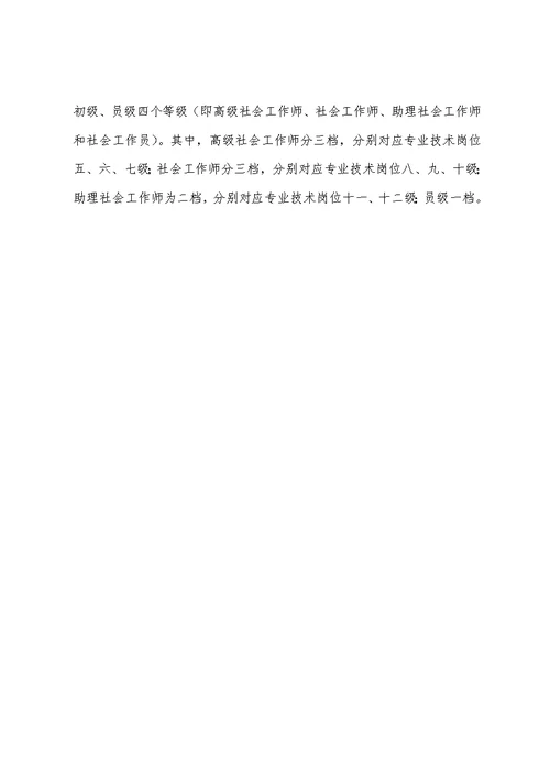 地方-广州市社会工作专业岗位设置及社会工作专业人员薪酬待遇实施办法(试行)-2022(DOC)