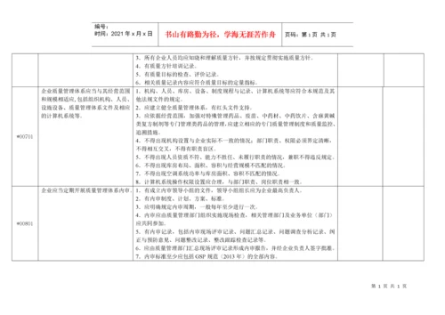 GSP内审检查表.docx