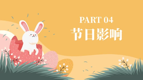 重生日小兔子彩蛋通用ppt模板
