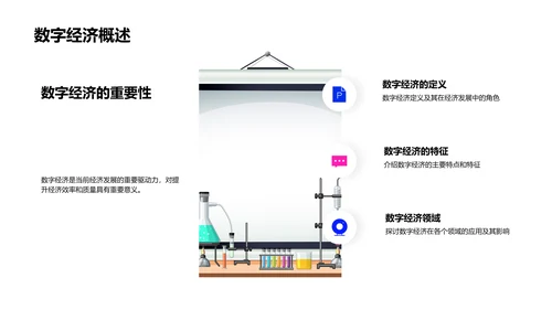 数字经济开题报告PPT模板