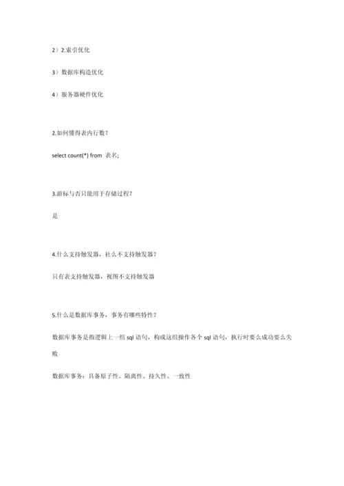 2021年简单的软件开发面试问题.docx