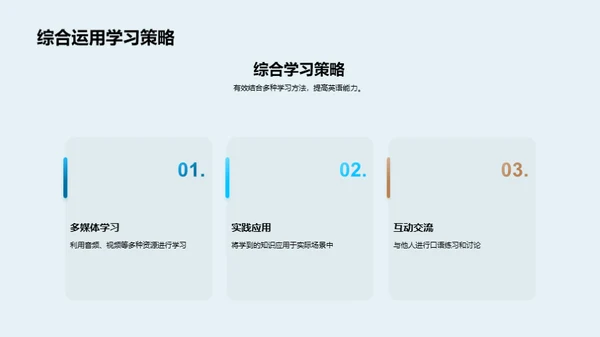 英语实战技巧掌握