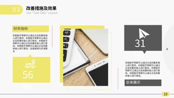 商务财务管理分析报告通用PPT模板