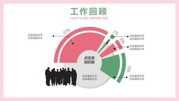 小清新花朵韩范职场女工作总结通用PPT模版