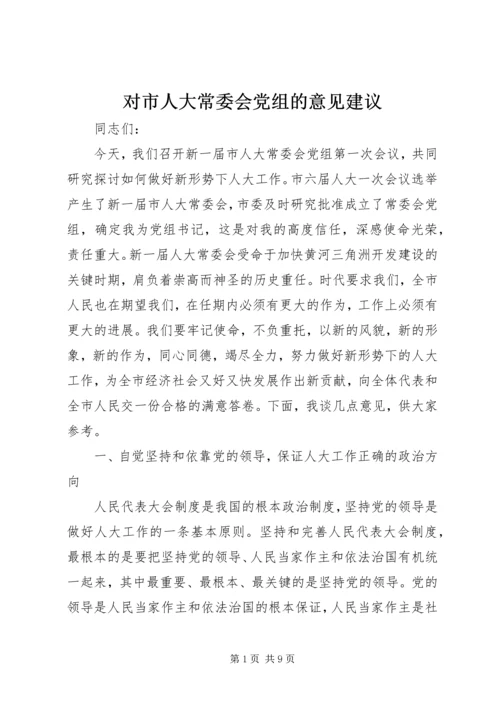 对市人大常委会党组的意见建议 (3).docx