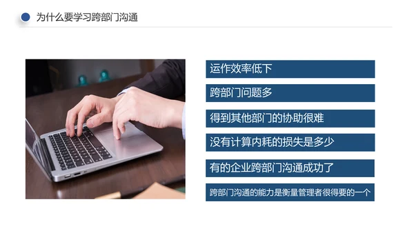 企业培训员工团队管理跨部门沟通协作PPT模板
