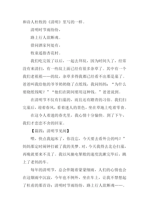 清明见闻作文300字.docx