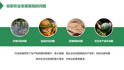 智慧农场粮食安全PPT模板