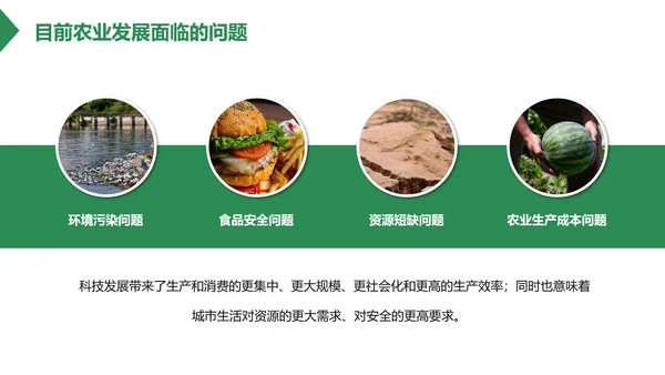 智慧农场粮食安全PPT模板