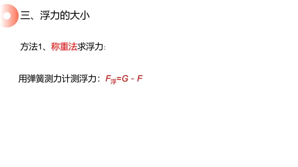 初高中物理浮力教学PPT课件