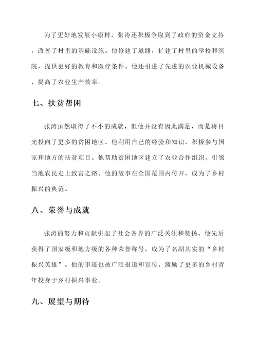 乡村振兴典型人物事迹材料