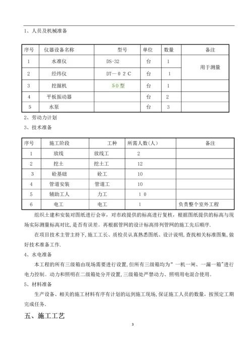 室外雨水、排水管道施工方案.docx