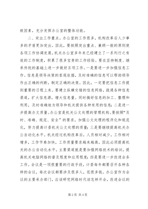 关于竞聘办公室主任的演讲稿讲话稿.docx