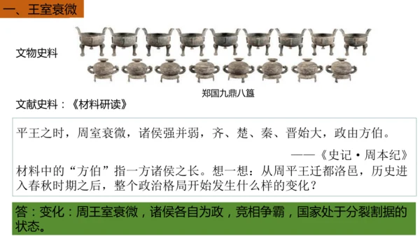 第5课 动荡变化中的春秋时期 课件