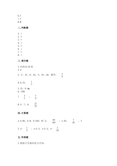 小升初六年级期末试卷加答案下载.docx