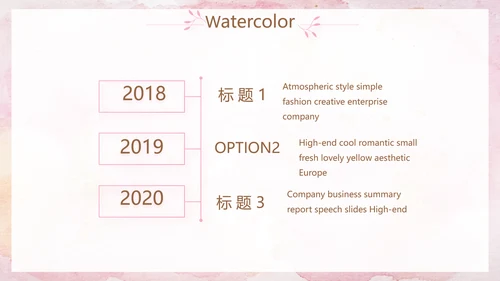 粉色高端公司品牌策划方案工作总结动态PPT