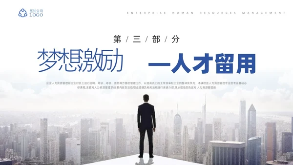 实拍图形剪影人才管理企业人力资源管理PPT课件