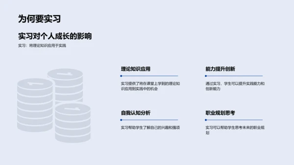 实习汇报与经验分享PPT模板