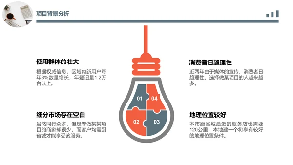 简约办公场景商业计划书PPT模板