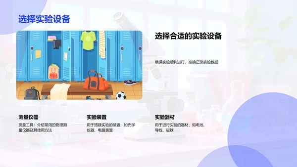 物理实验操作与分析PPT模板