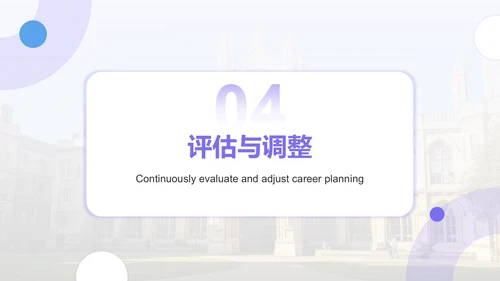紫色扁平风大学生职业生涯规划PPT模板