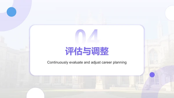 紫色扁平风大学生职业生涯规划PPT模板
