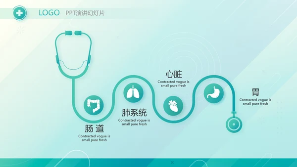绿色智慧医院信息化建设年终工作总结PPT动态