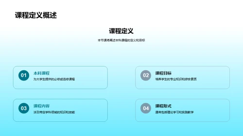 本科学习全攻略