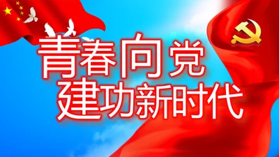 不忘初心青春向党建功新时代党政通用PPT动态模板