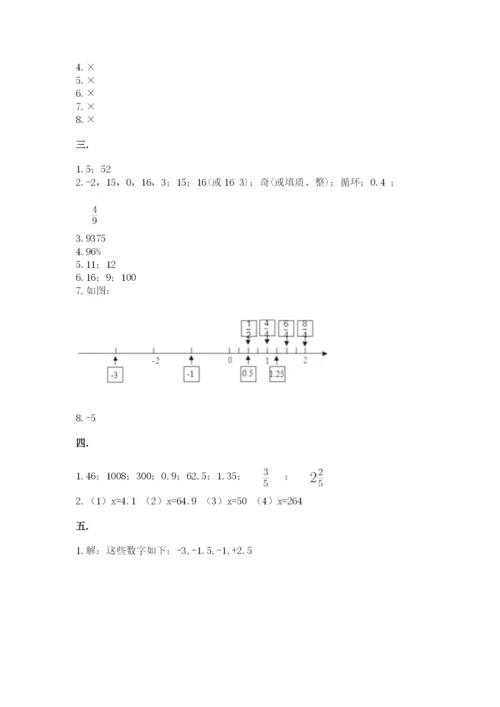 河北省【小升初】2023年小升初数学试卷（考试直接用）.docx