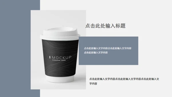 极简设计产品宣传海鸟通用PPT模板