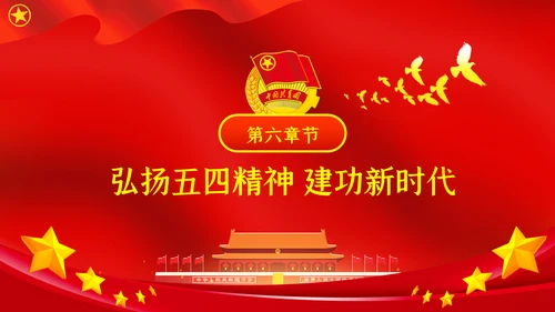 五四精神传承有我纪念五四运动101周年团课PPT