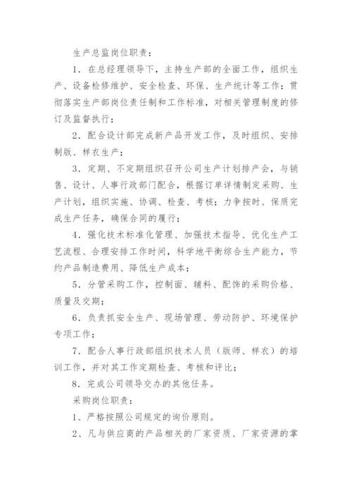 组织架构岗位职责.docx